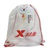 PE transparent drawstring bag, marathon race bag, event bag, matte plastic drawstring bag, backpack bag with LOGO printing Item Picture